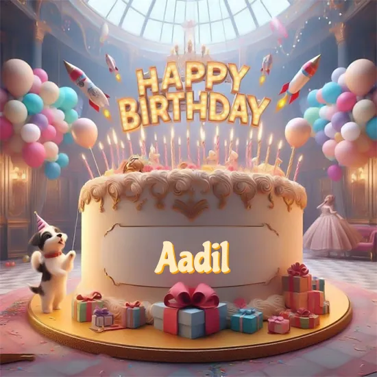 Birthday cake with name