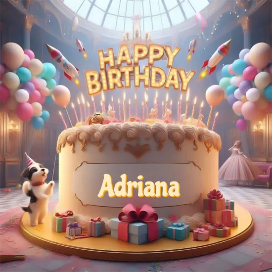 Birthday cake with name