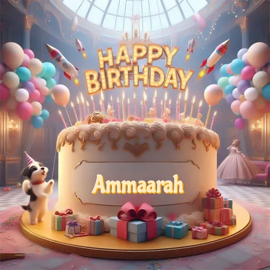 Birthday cake with name