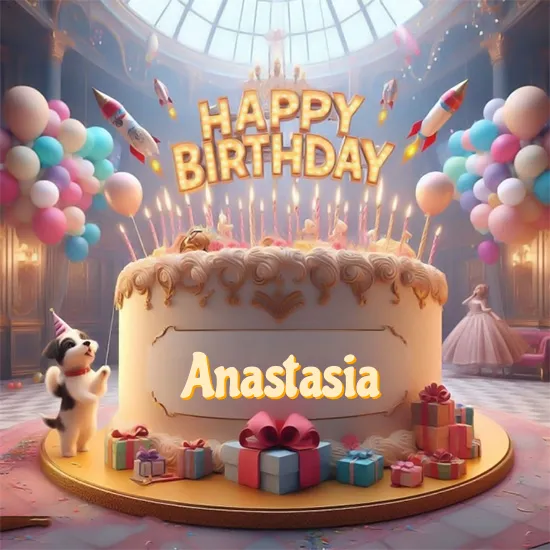 Birthday cake with name