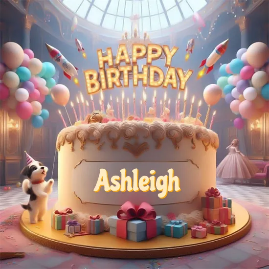 Birthday cake with name