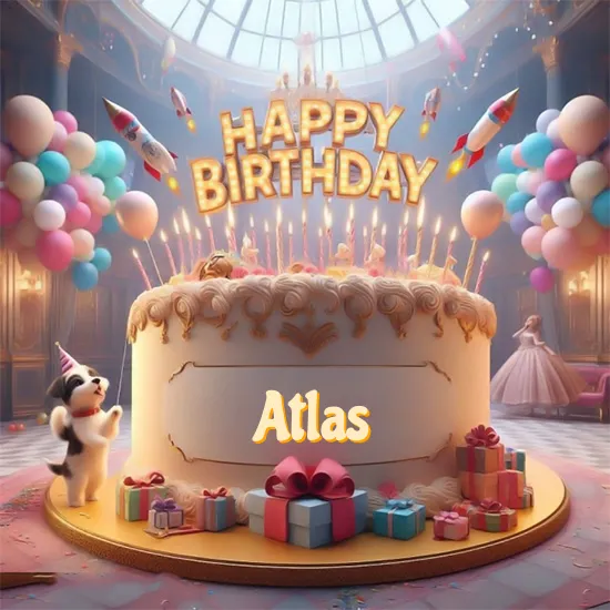 Birthday cake with name