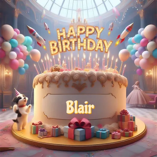 Birthday cake with name