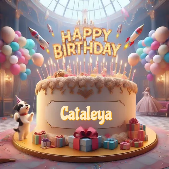 Birthday cake with name