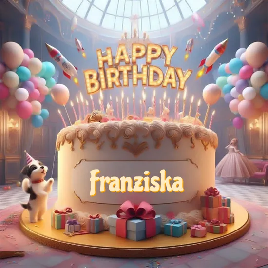 Birthday cake with name