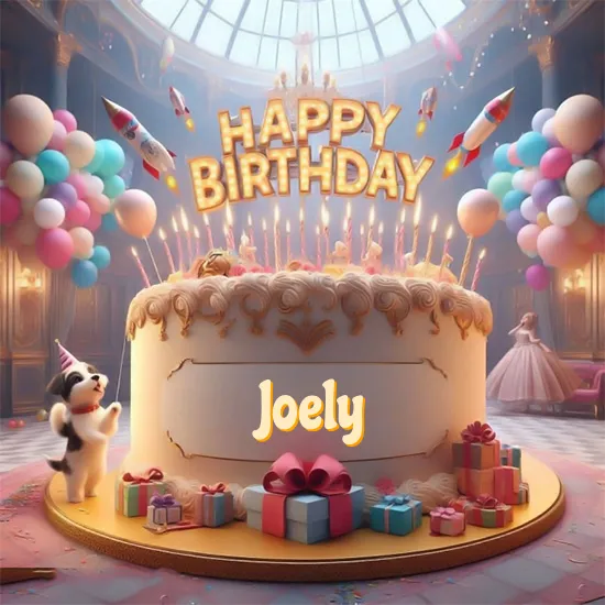 Birthday cake with name