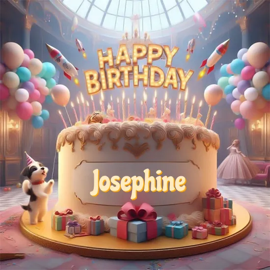 Birthday cake with name