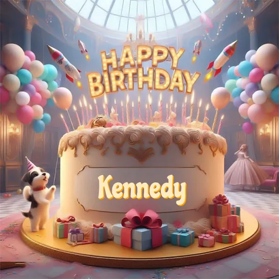 Birthday cake with name