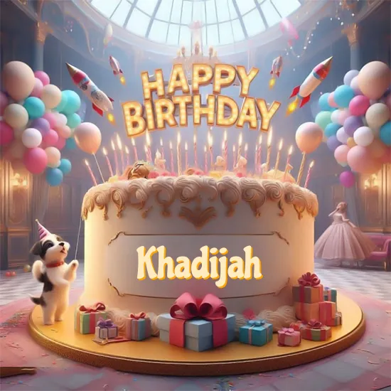 Birthday cake with name