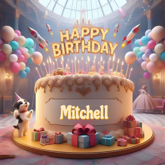 Birthday cake with name