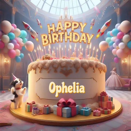 Birthday cake with name