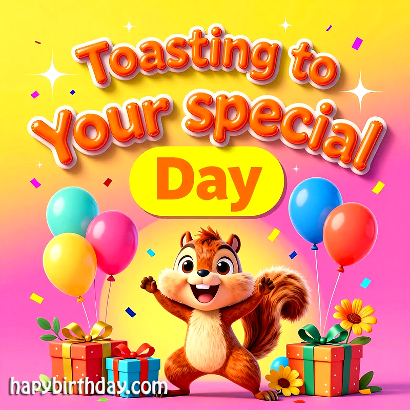 A Heartfelt Toast to Your Special Day: Loving Birthday Wishes