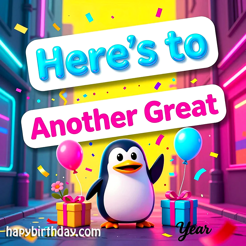 Celebrate with Joy! Adorable Penguin Birthday Wishes for a Great Year