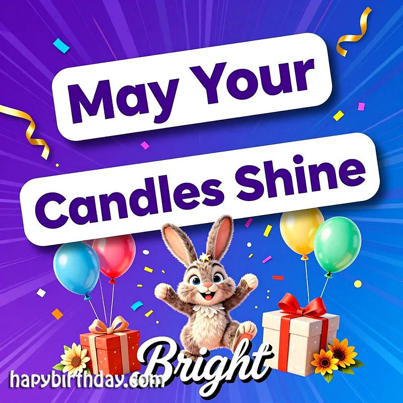 Radiant Birthday Wishes: May Your Candles Shine Bright!