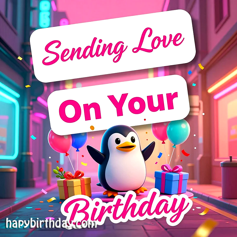Sending Love On Your Birthday: A Vibrant Wish for Joyful Moments