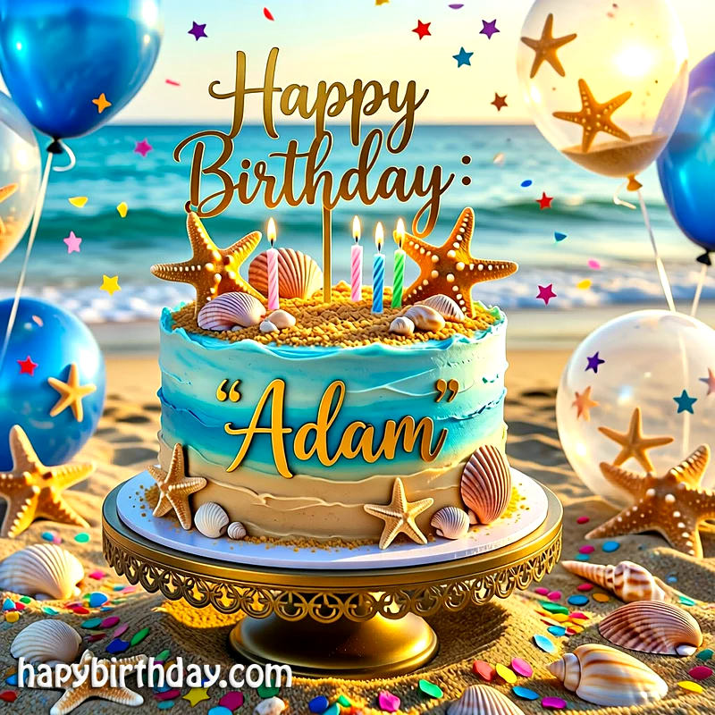 Download adam Birthday Cake Image HD - Free adam Cake Photo