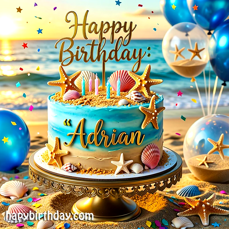 Download adrian Birthday Cake Image HD - Free adrian Cake Photo