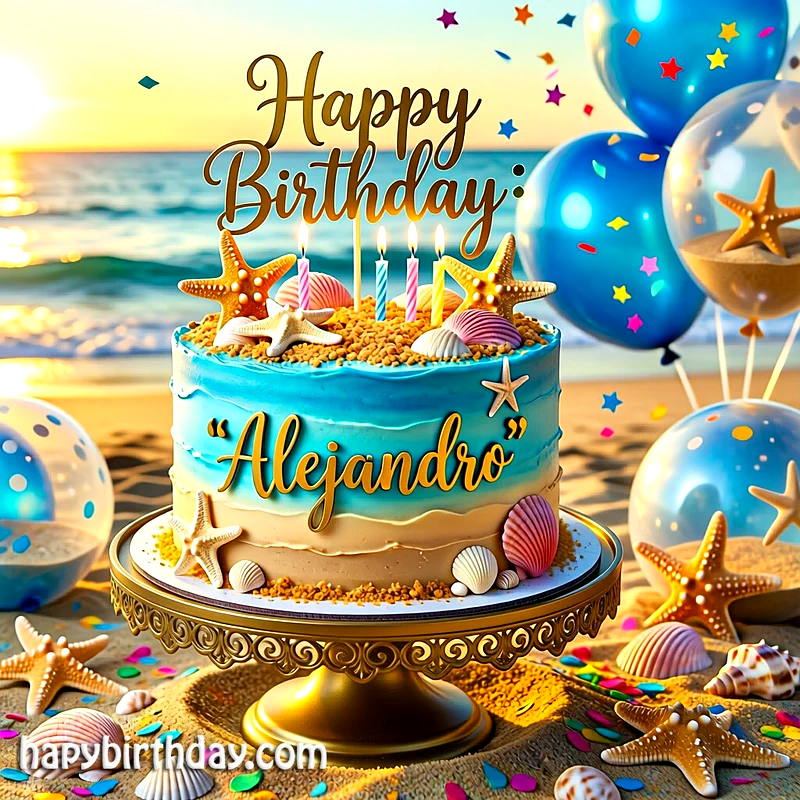 Download alejandro Birthday Cake Image HD - Free alejandro Cake Photo