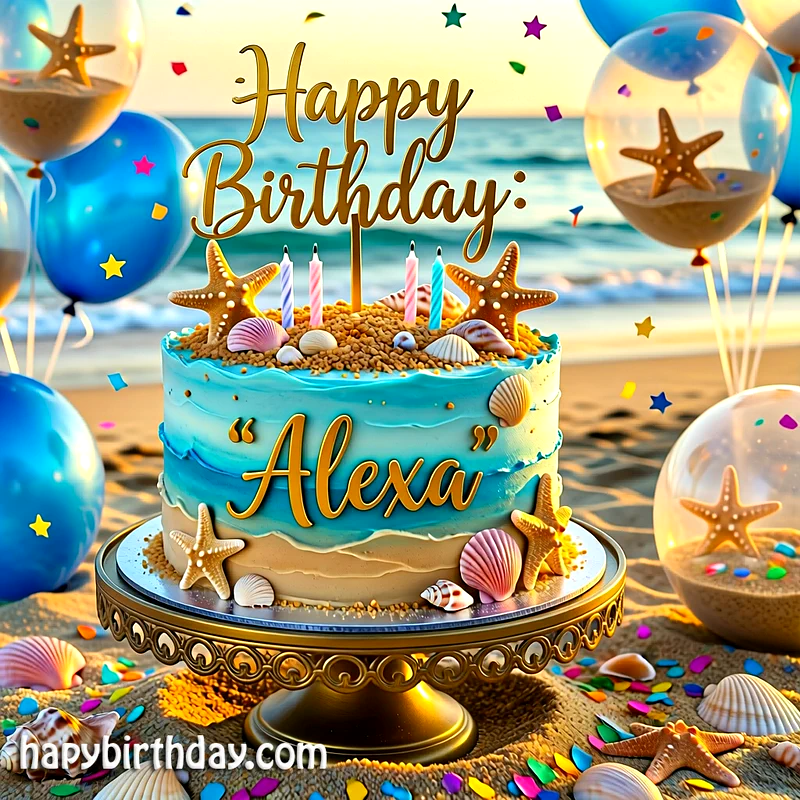 Download alexa Birthday Cake Image HD - Free alexa Cake Photo