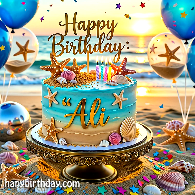 Download ali Birthday Cake Image HD - Free ali Cake Photo