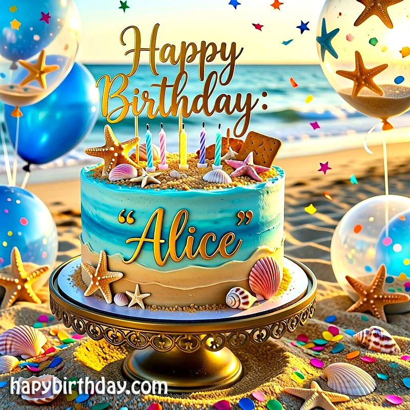 Download alice Birthday Cake Image HD - Free alice Cake Photo