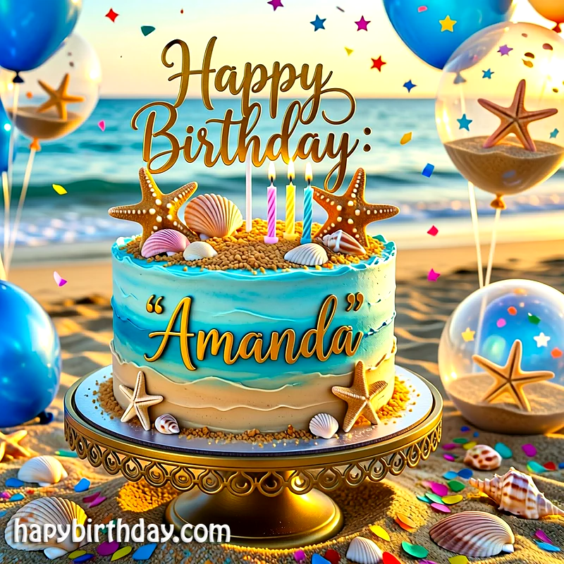 Download amanda Birthday Cake Image HD - Free amanda Cake Photo