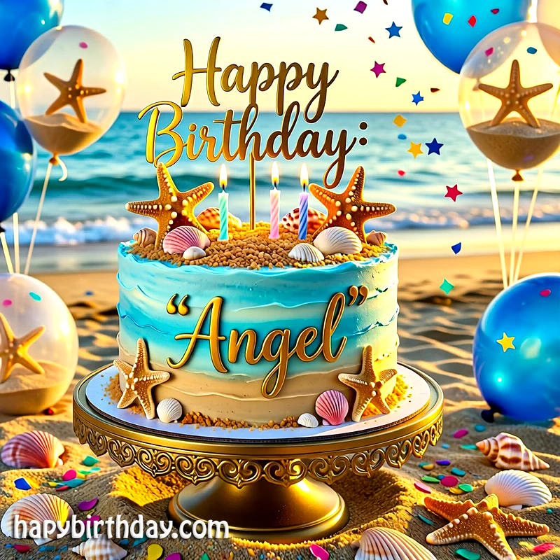 Download angel Birthday Cake Image HD - Free angel Cake Photo