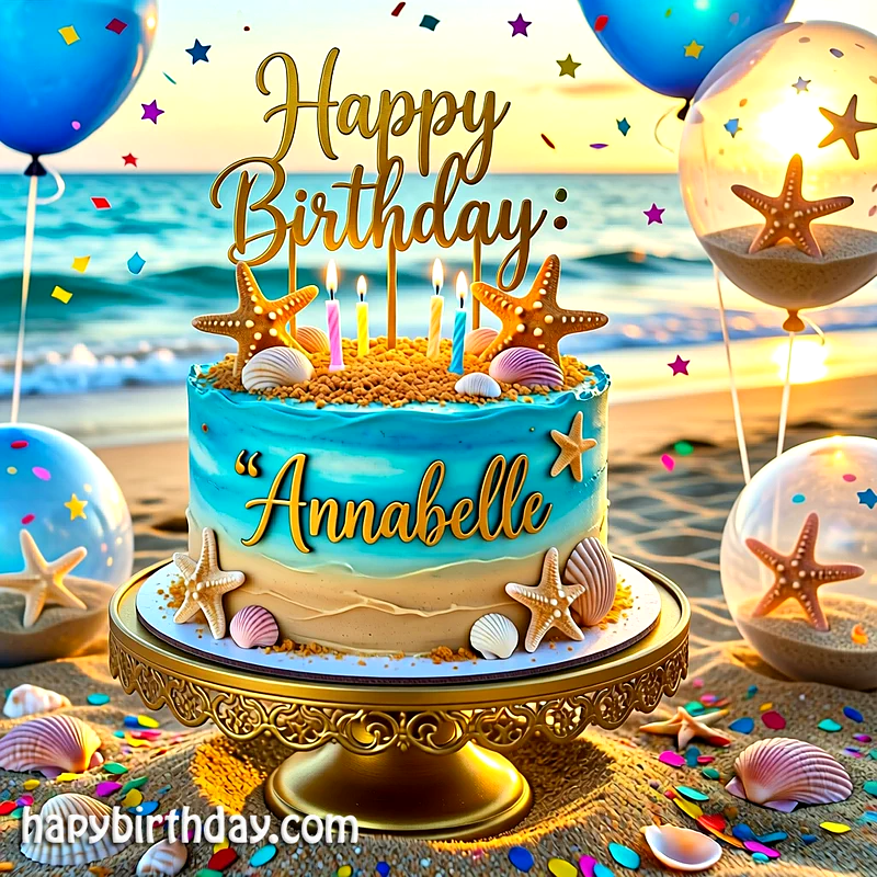 Download annabelle Birthday Cake Image HD - Free annabelle Cake Photo
