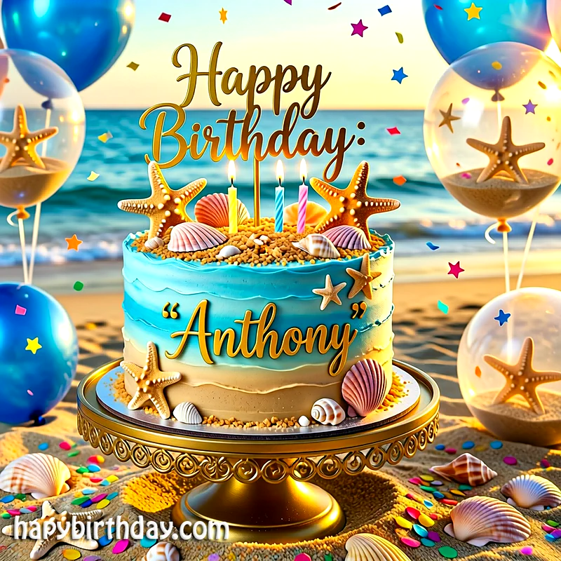 Download anthony Birthday Cake Image HD - Free anthony Cake Photo