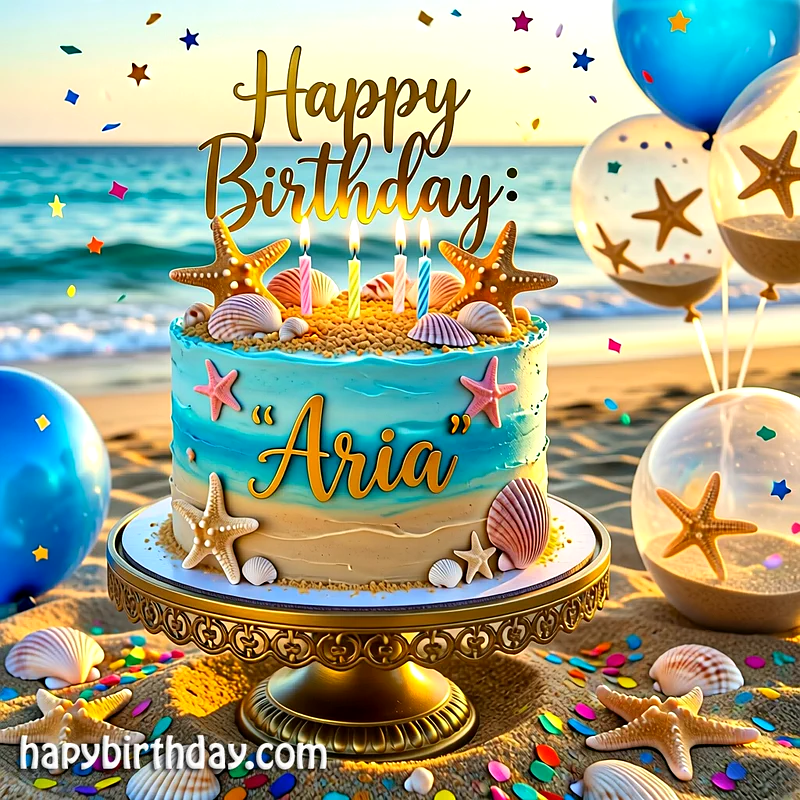 Download aria Birthday Cake Image HD - Free aria Cake Photo