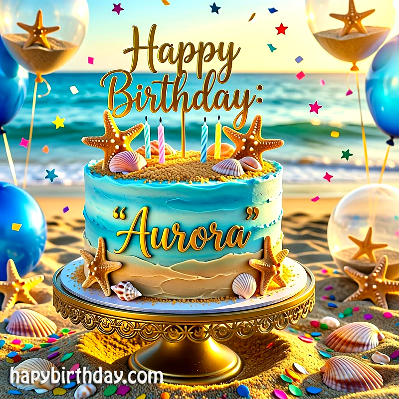 Download aurora Birthday Cake Image HD - Free aurora Cake Photo