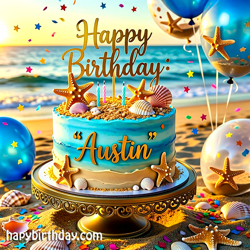 Download austin Birthday Cake Image HD - Free austin Cake Photo