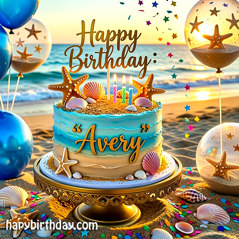 Download avery Birthday Cake Image HD - Free avery Cake Photo