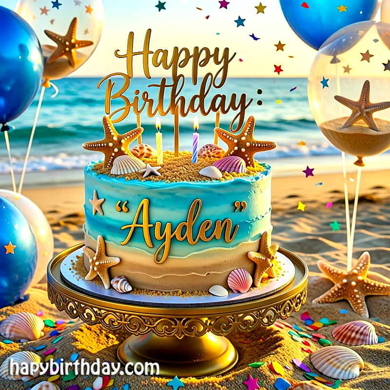 Download ayden Birthday Cake Image HD - Free ayden Cake Photo