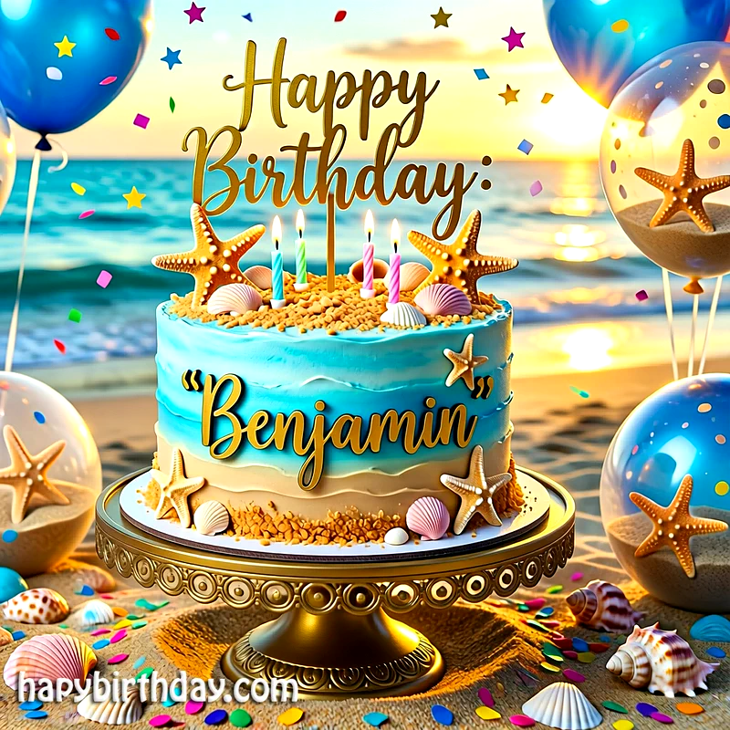 Download benjamin Birthday Cake Image HD - Free benjamin Cake Photo