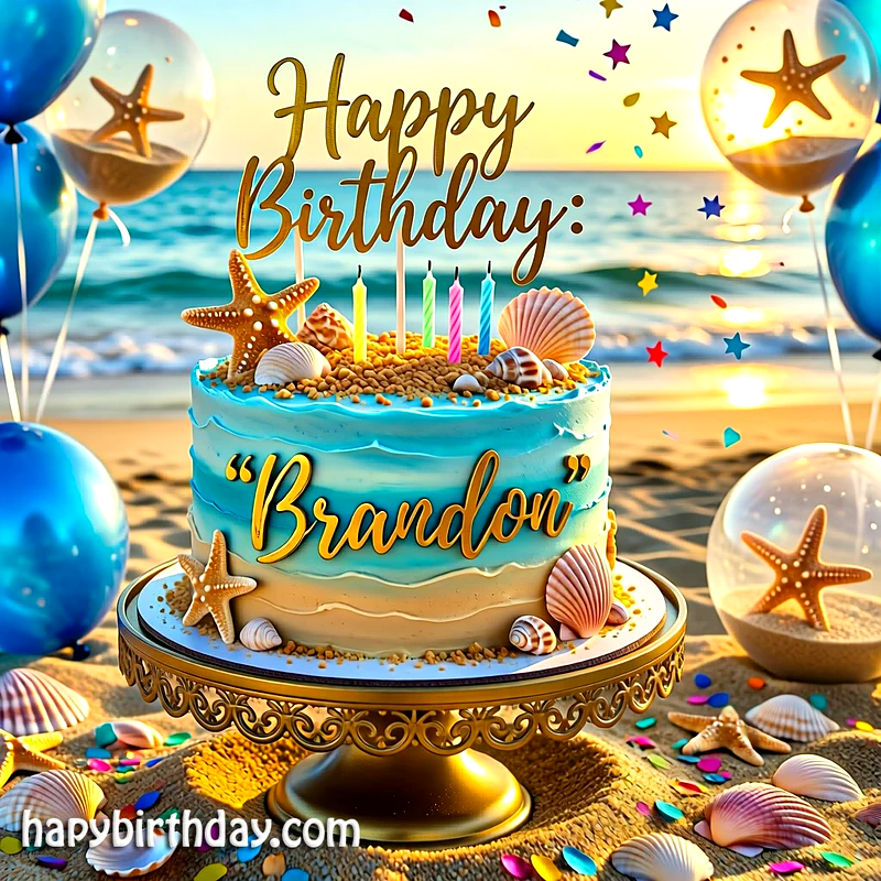 Download brandon Birthday Cake Image HD - Free brandon Cake Photo