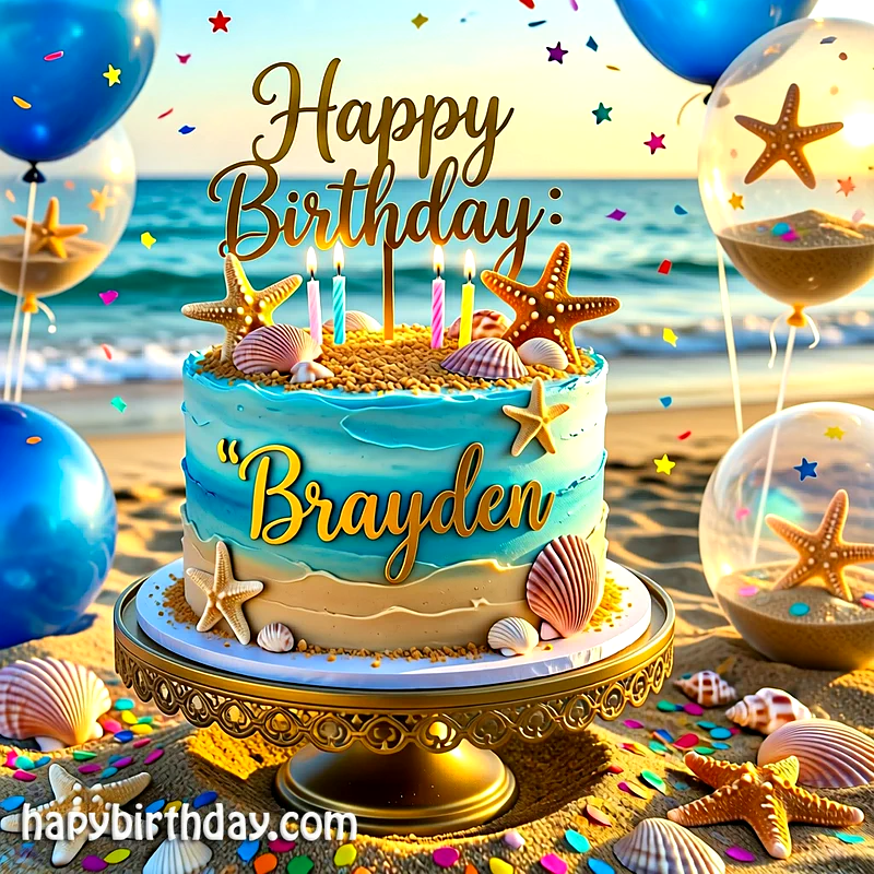 Download brayden Birthday Cake Image HD - Free brayden Cake Photo