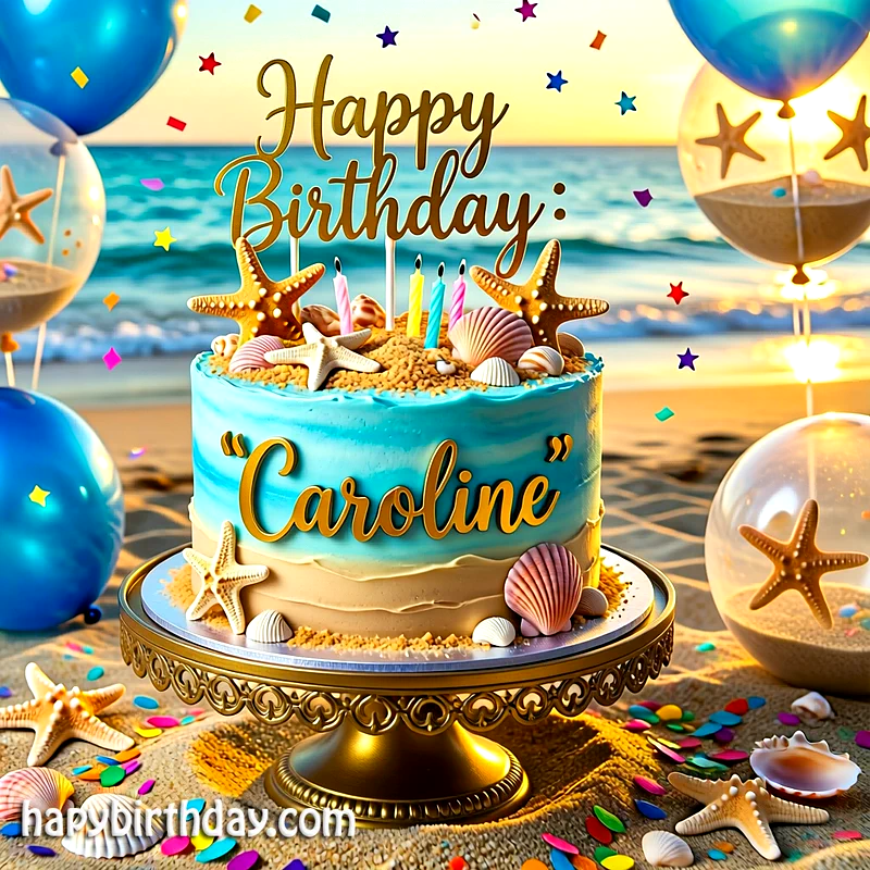 Download caroline Birthday Cake Image HD - Free caroline Cake Photo