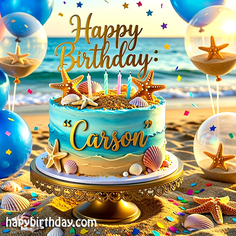 Download carson Birthday Cake Image HD - Free carson Cake Photo