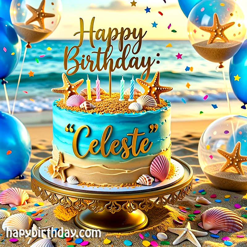 Download celeste Birthday Cake Image HD - Free celeste Cake Photo