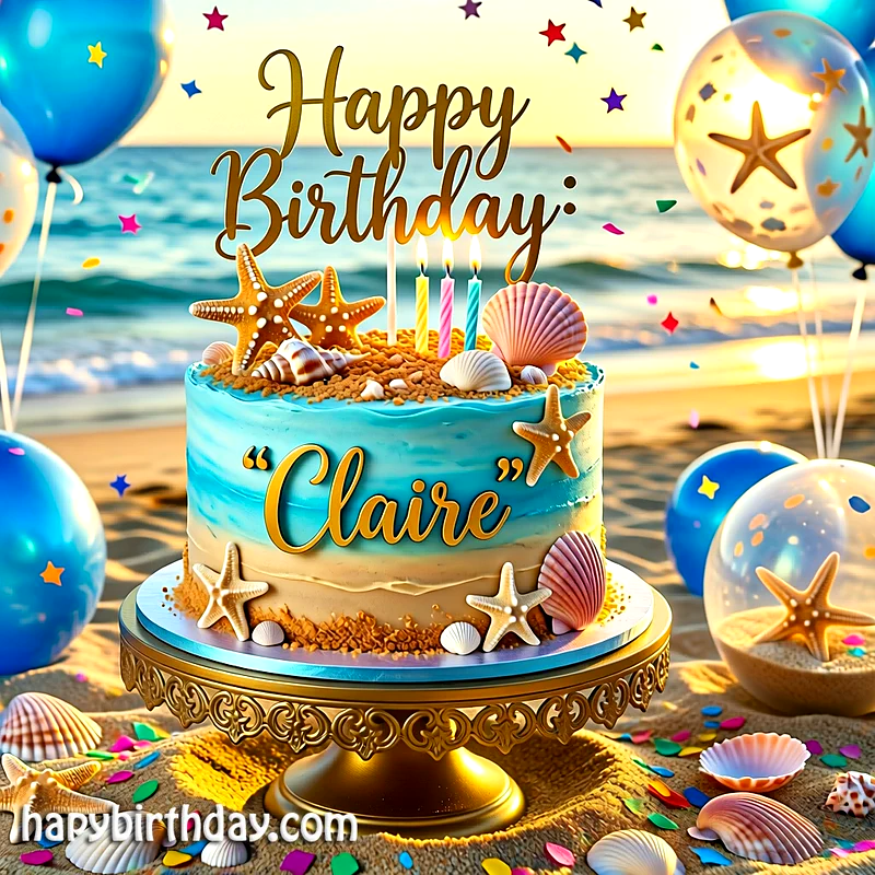 Download claire Birthday Cake Image HD - Free claire Cake Photo