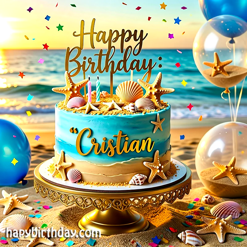 Download cristian Birthday Cake Image HD - Free cristian Cake Photo