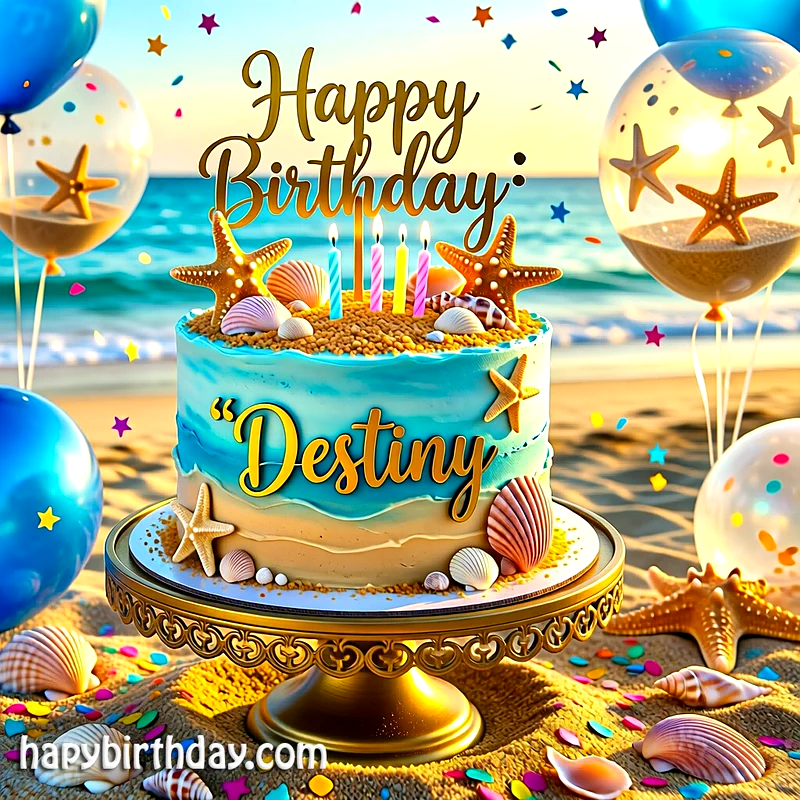 Download destiny Birthday Cake Image HD - Free destiny Cake Photo