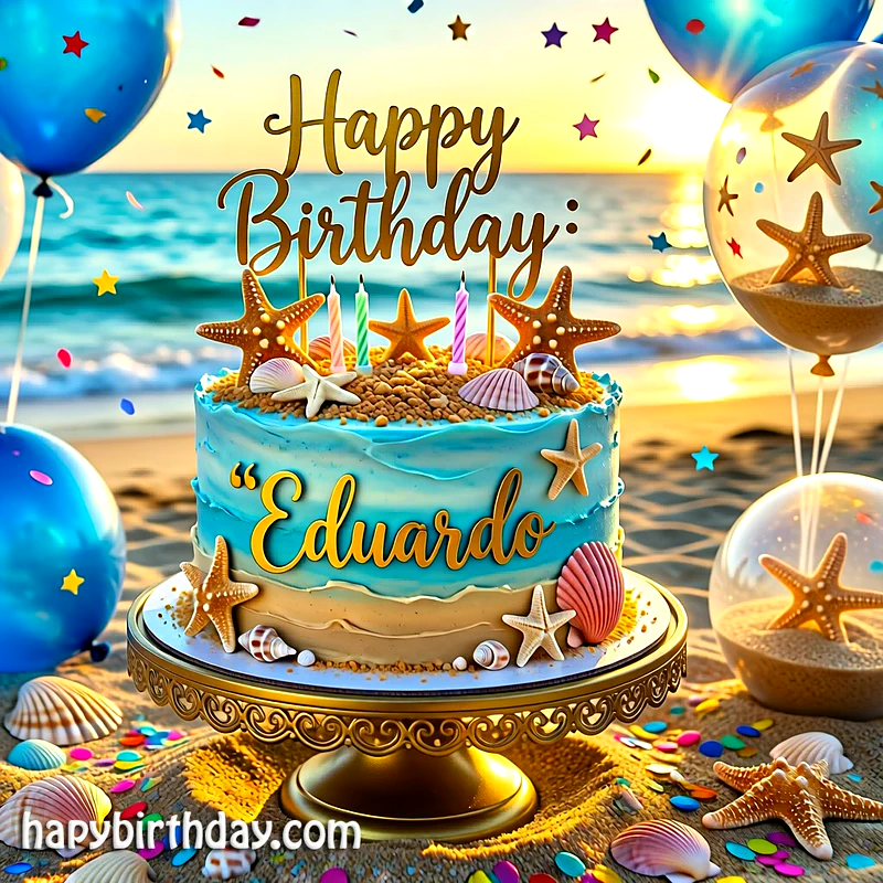 Download eduardo Birthday Cake Image HD - Free eduardo Cake Photo
