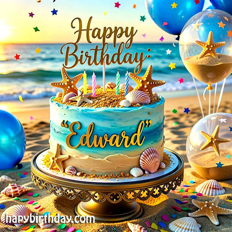 Download edward Birthday Cake Image HD - Free edward Cake Photo