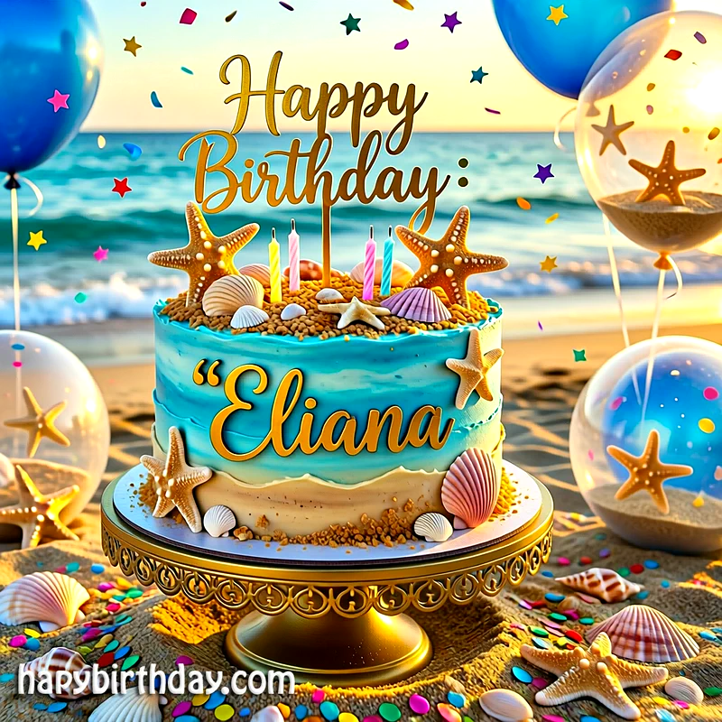 Download eliana Birthday Cake Image HD - Free eliana Cake Photo