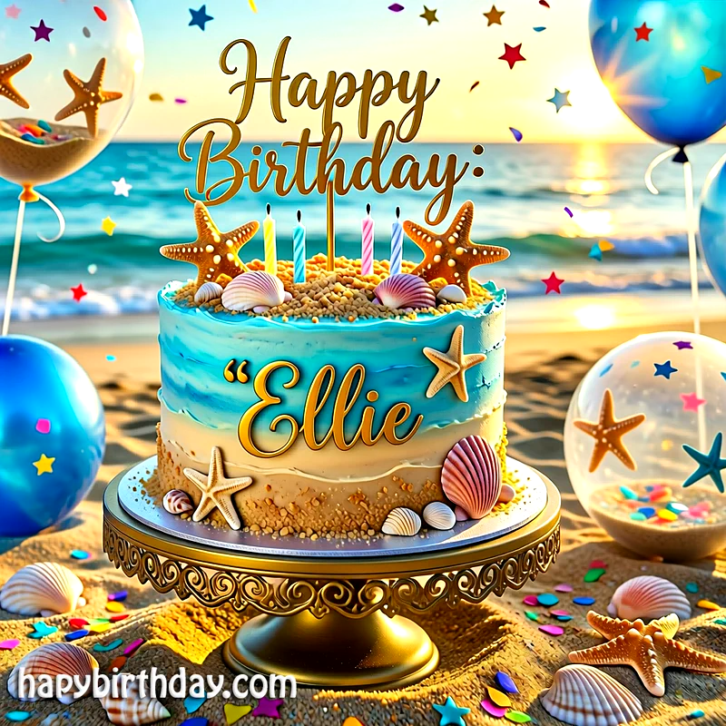 Download ellie Birthday Cake Image HD - Free ellie Cake Photo