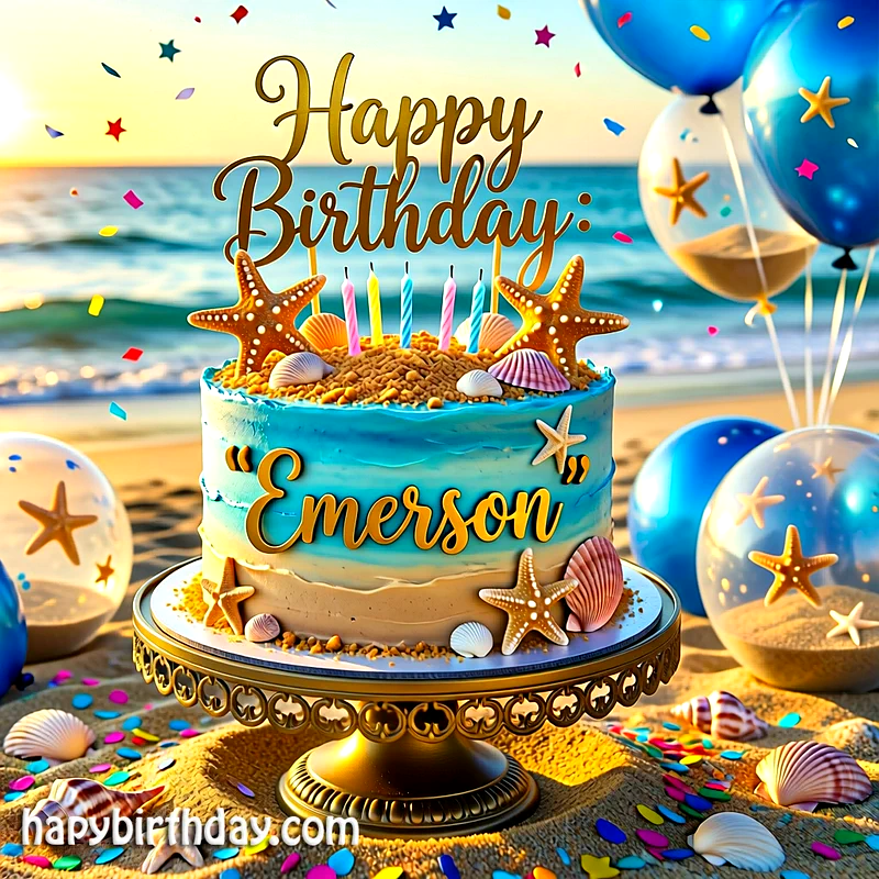 Download emerson Birthday Cake Image HD - Free emerson Cake Photo