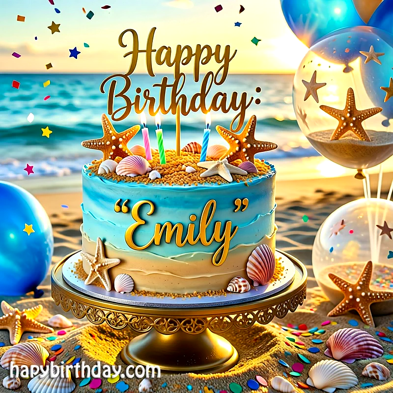 Download emily Birthday Cake Image HD - Free emily Cake Photo