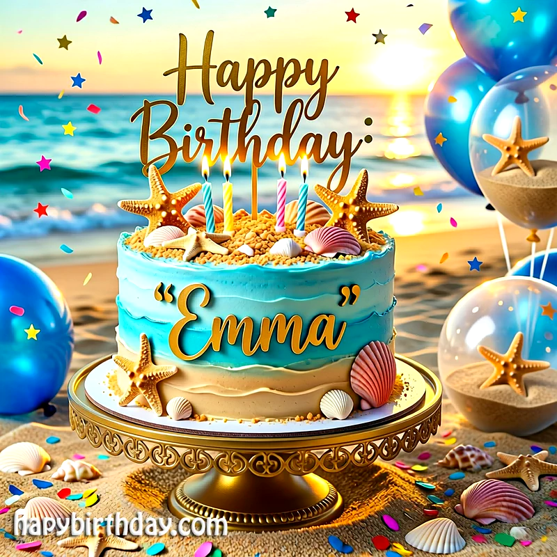 Download emma Birthday Cake Image HD - Free emma Cake Photo